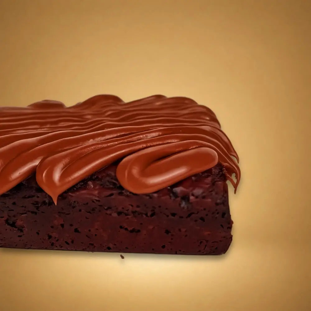 Brownies Hazelnut Choc Cross Section